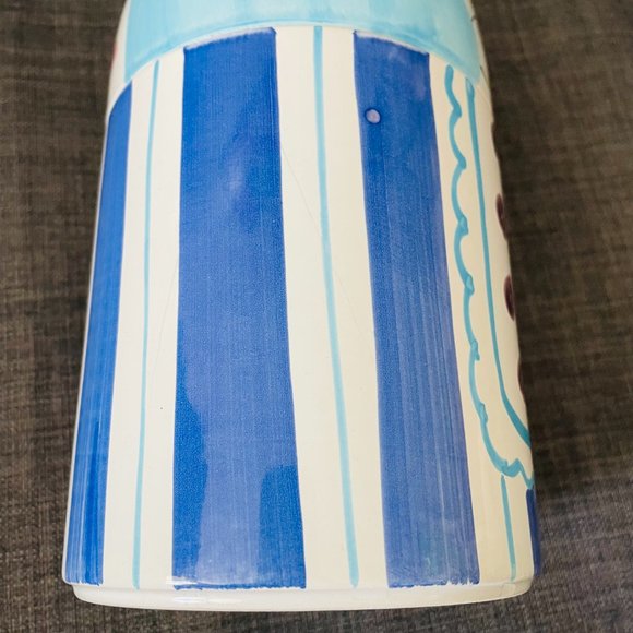 ITALICA ARS MID CENTURY MODIGLIANI ITALIAN ART POTTERY 12” READ - Picture 7 of 8